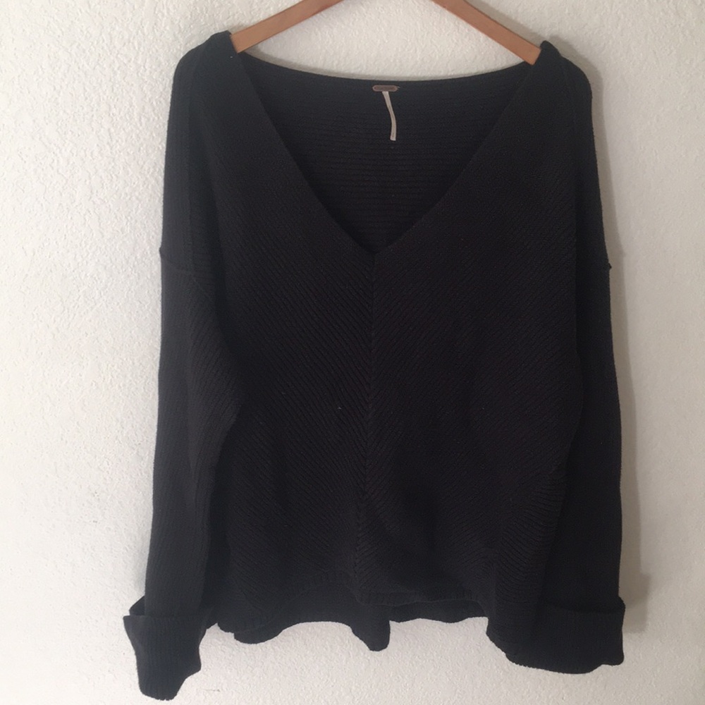Knit baggy sweater